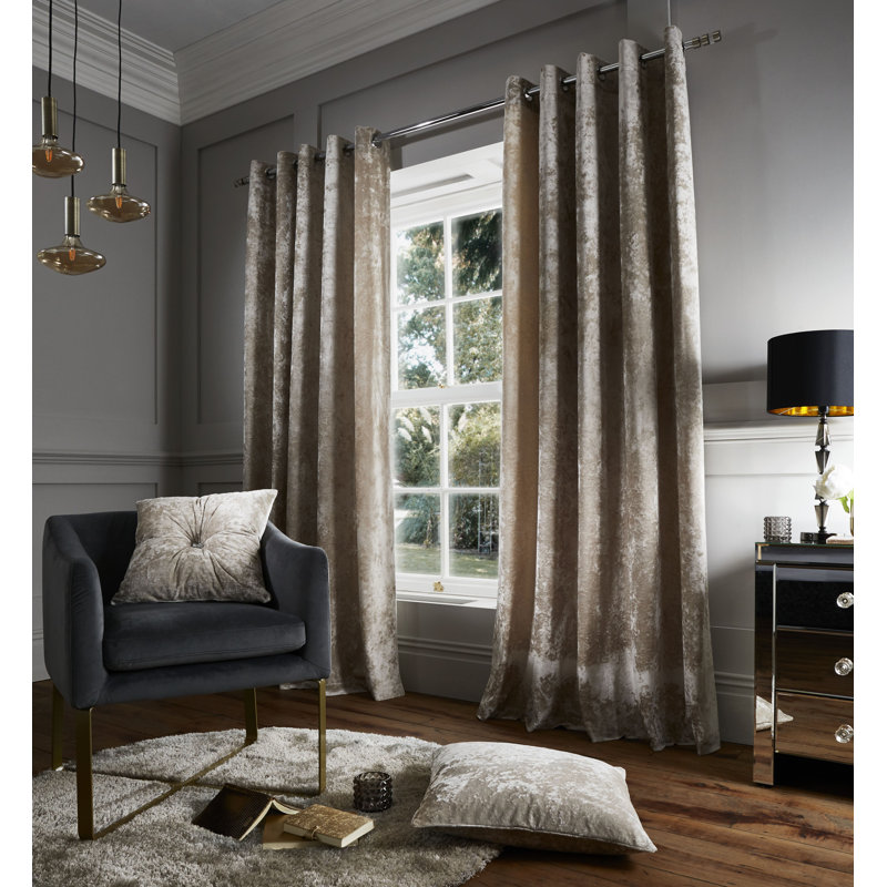Catherine Lansfield Crushed Velvet Bedspread & Reviews Wayfair.co.uk